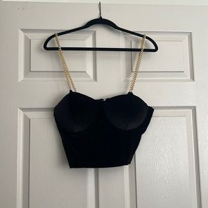 SHEIN corset type party top